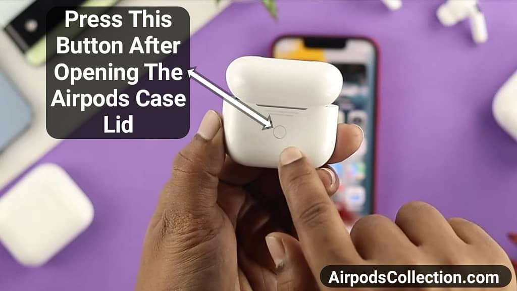 Step-2:How to connect or pair Airpods with iphone 