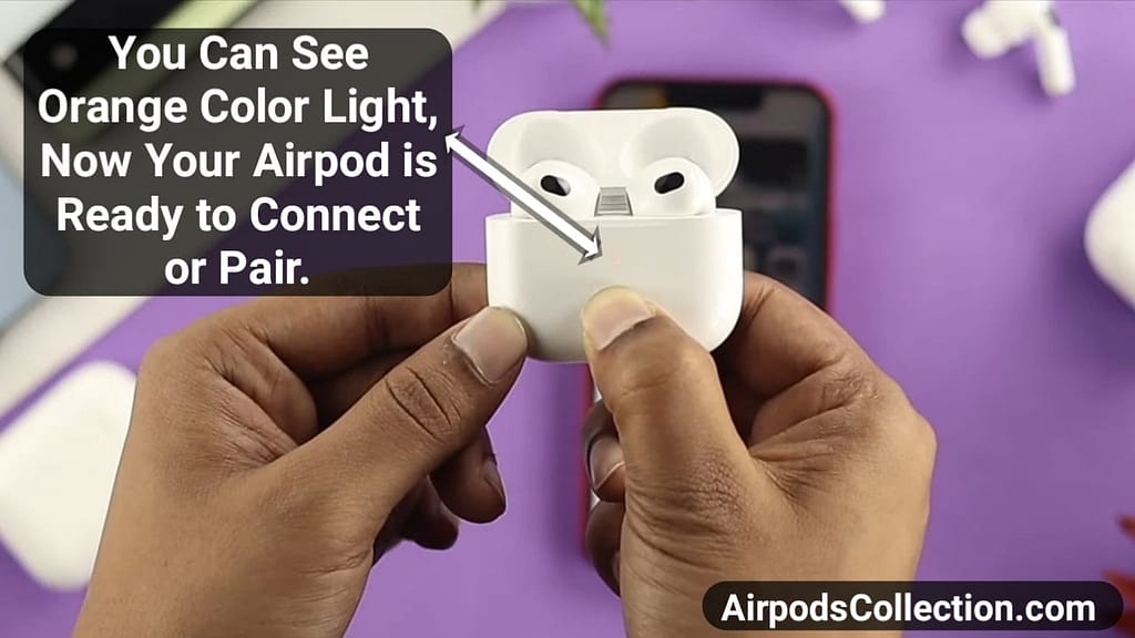 Step-4:How to connect or pair Airpods with iphone 
