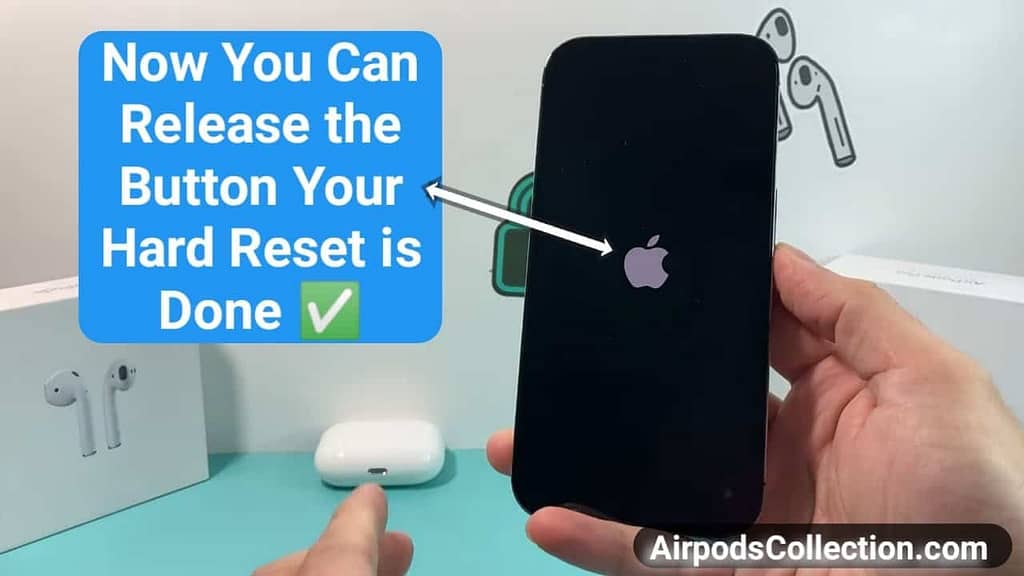 How to Hard Reset iphone Step-4 Hard Reset is Done 