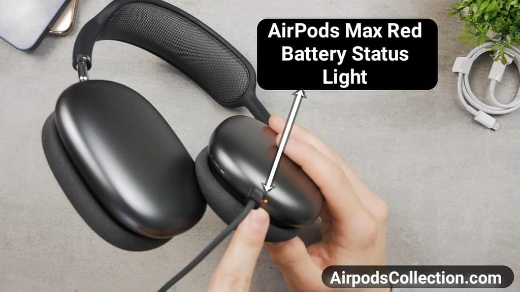 AirPods Max Battery Level Status Light 