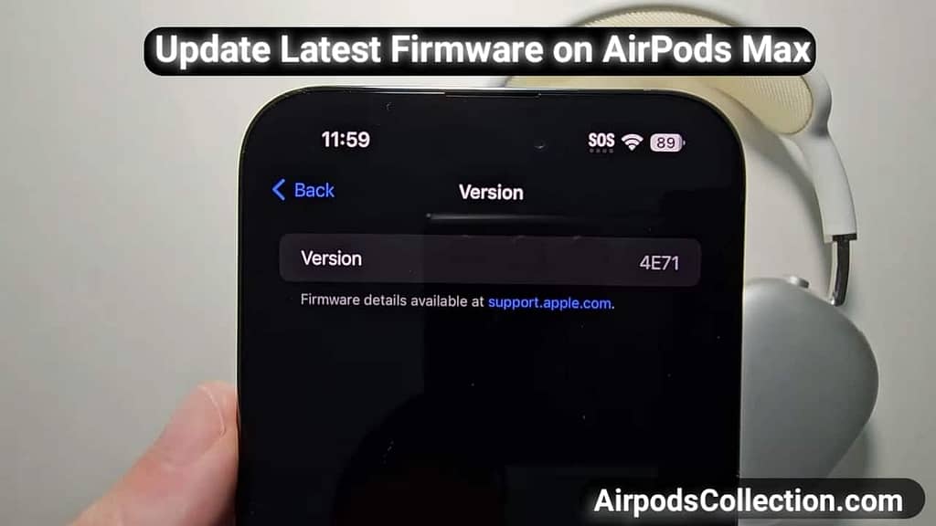 How to Update Firmware on AirPods Max